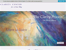 Tablet Screenshot of claritycenter.org